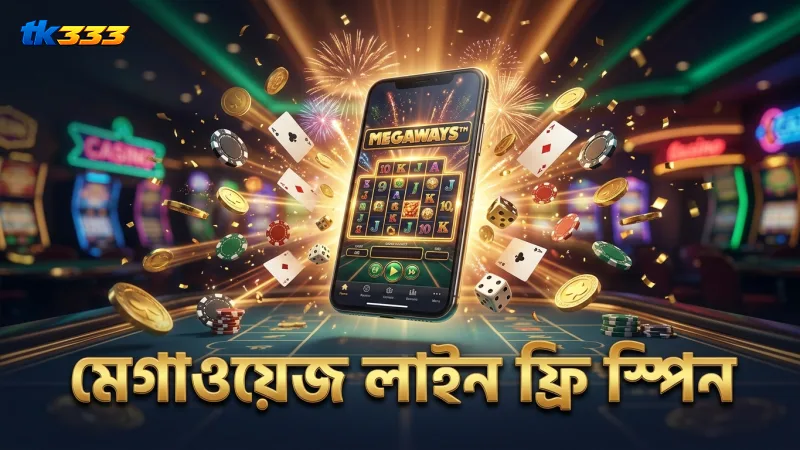 মেগাওয়েজ লাইনের মাধ্যমে ফ্রি স্পিনের সম্ভাবনা বাড়ানো যায়।