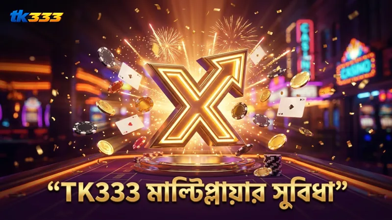 TK333 এর মাল্টিপ্লায়ার ফিচার স্লট খেলায় নতুন মাত্রা যোগ করে।