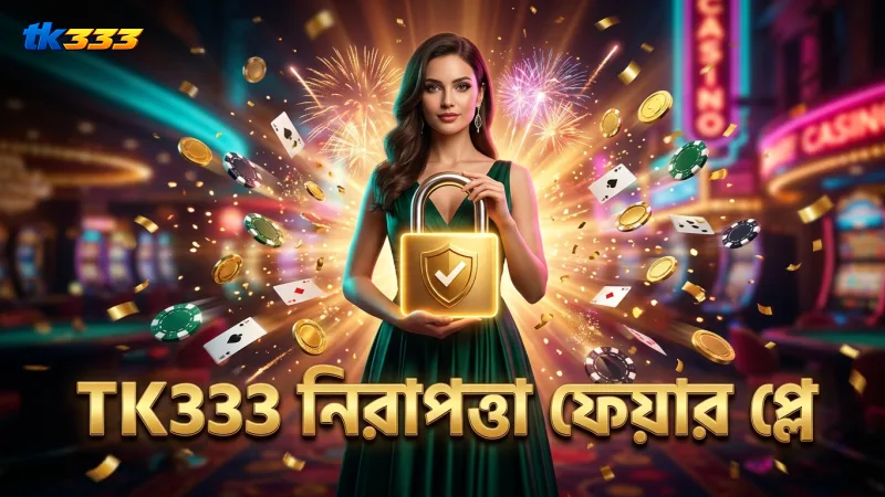 TK333 প্ল্যাটফর্মে নিরাপত্তা ও ফেয়ার প্লে নিশ্চিত করা হয়।