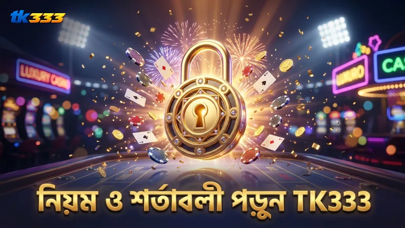 নিয়ম ও শর্তাবলী পড়ে নিরাপদ গেমিং নিশ্চিত করুন TK333-এ