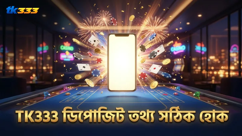 TK333 ডিপোজিটের জন্য সঠিক তথ্য প্রদান অপরিহার্য।