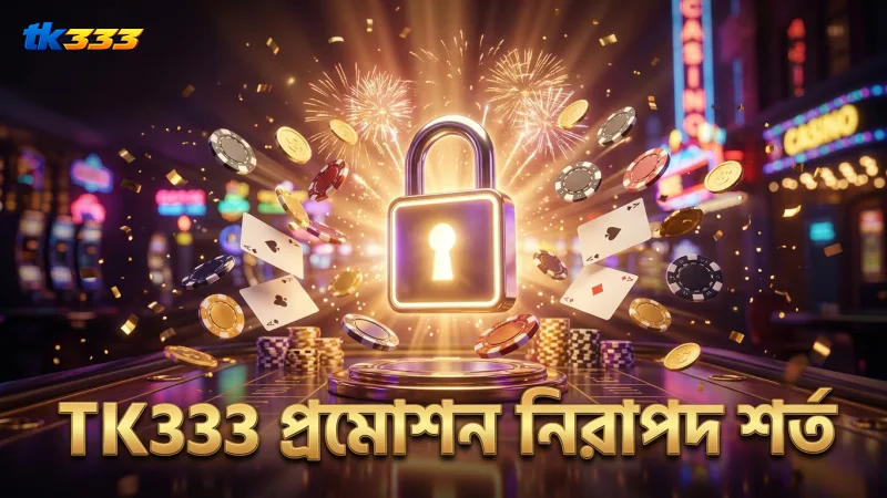স্বচ্ছ ওয়েজারিং শর্ত TK333 প্রমোশনকে নিরাপদ করে।